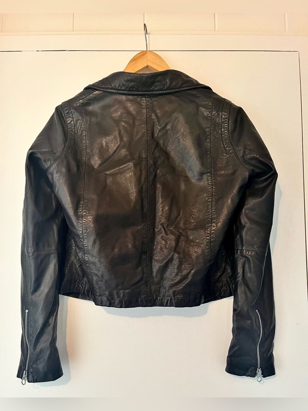 Washed Leather Moto Jacket by Madewell - Picture 8 of 11